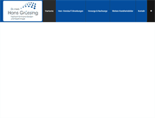 Tablet Screenshot of dr-gruessing.at